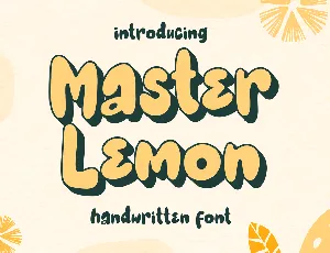 Master Lemon font