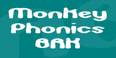 Monkey Phonics BRK font