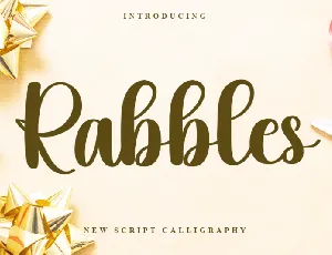 Rabbles font