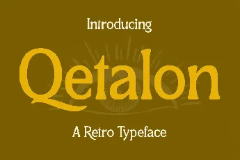 Qetalon font