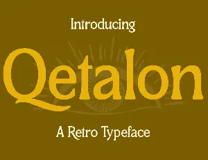 Qetalon font