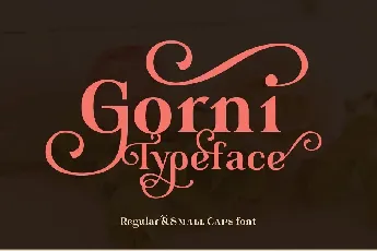 Gorni font