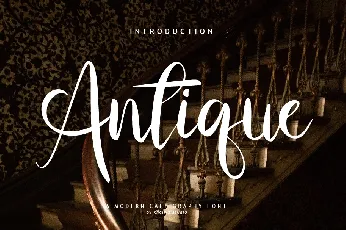 Antique font