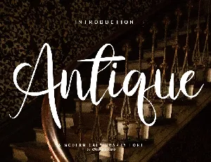 Antique font