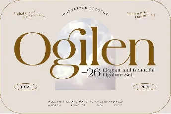 Ogilen font