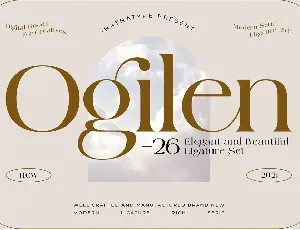 Ogilen font