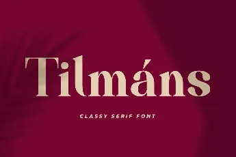 TilmÃ·ns font