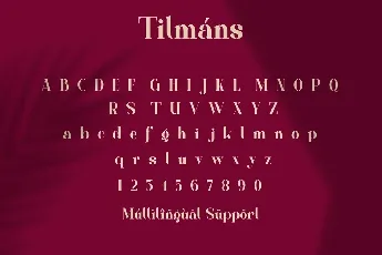 TilmÃ·ns font