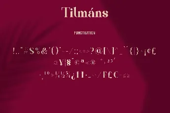 TilmÃ·ns font