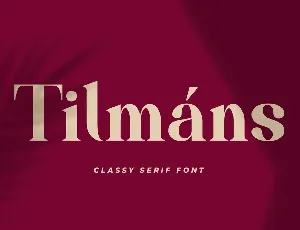 TilmÃ·ns font