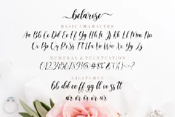 Belarose Modern Calligraphy font