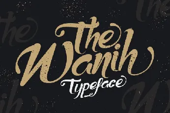 Wanih Script Free font