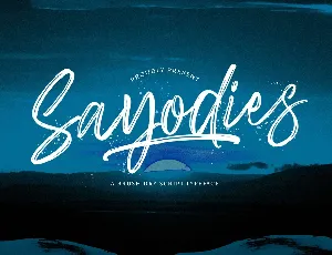 Sayodies font