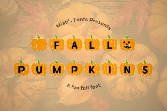 MF Fall Pumpkins font