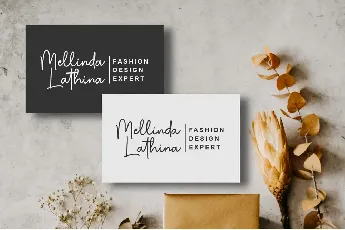 Halistine Signature font