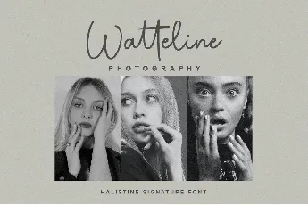 Halistine Signature font