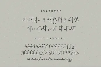 Halistine Signature font