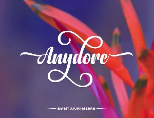 Anydore font