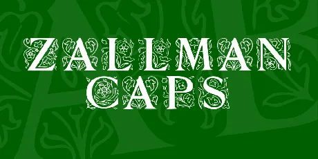 Zallman Caps font