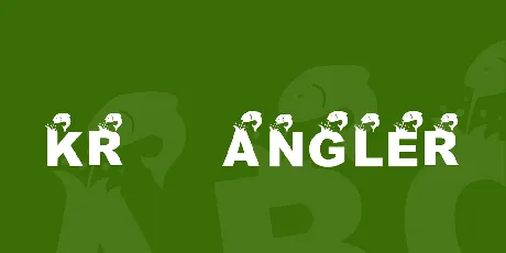 KR Angler font