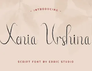 Xenia Urshina Demo font