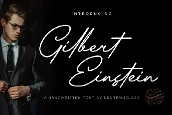 Gilbert Einstein font