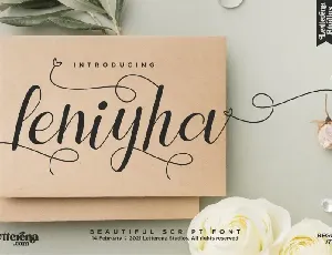 Leniyha Script font