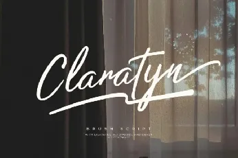 Claratyn font