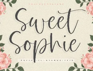 Sweet Sophie Handwritten Script font