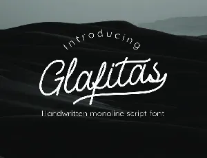 Glafitas font