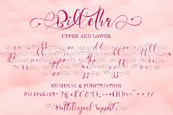 Billetha font