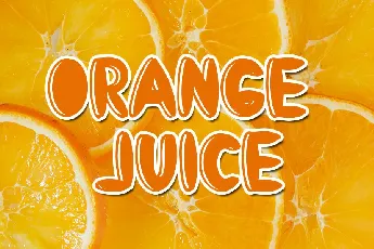 Fresh Drink font