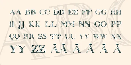 Zierinitialen font