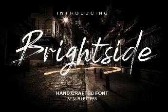 Brightside Brush font