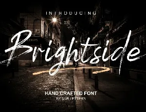 Brightside Brush font