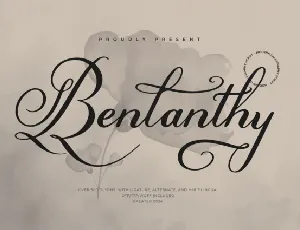 Benlanthy font