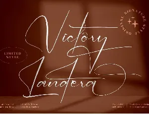 Victory Landera font