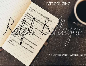 Ralph Bellagni Script font