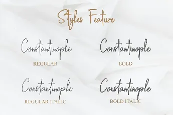 Constantinople font