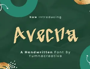 Avecna font