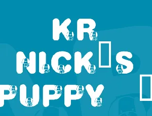 KR Nick's Puppy 1 font