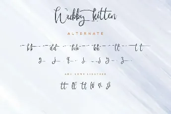 Wubby Kitten Demo font