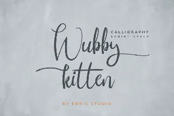 Wubby Kitten Demo font