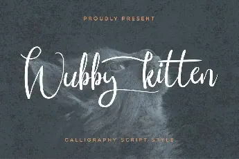 Wubby Kitten Demo font