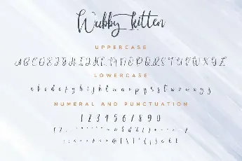 Wubby Kitten Demo font