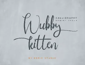 Wubby Kitten Demo font