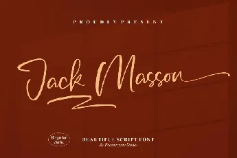 Jack Masson font