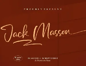Jack Masson font