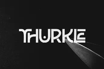 Thurkle font