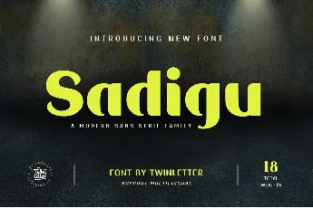 Sadigu font